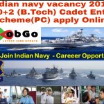 Indian navy vacancy 2019