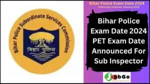 Bihar Police PET Exam 2024